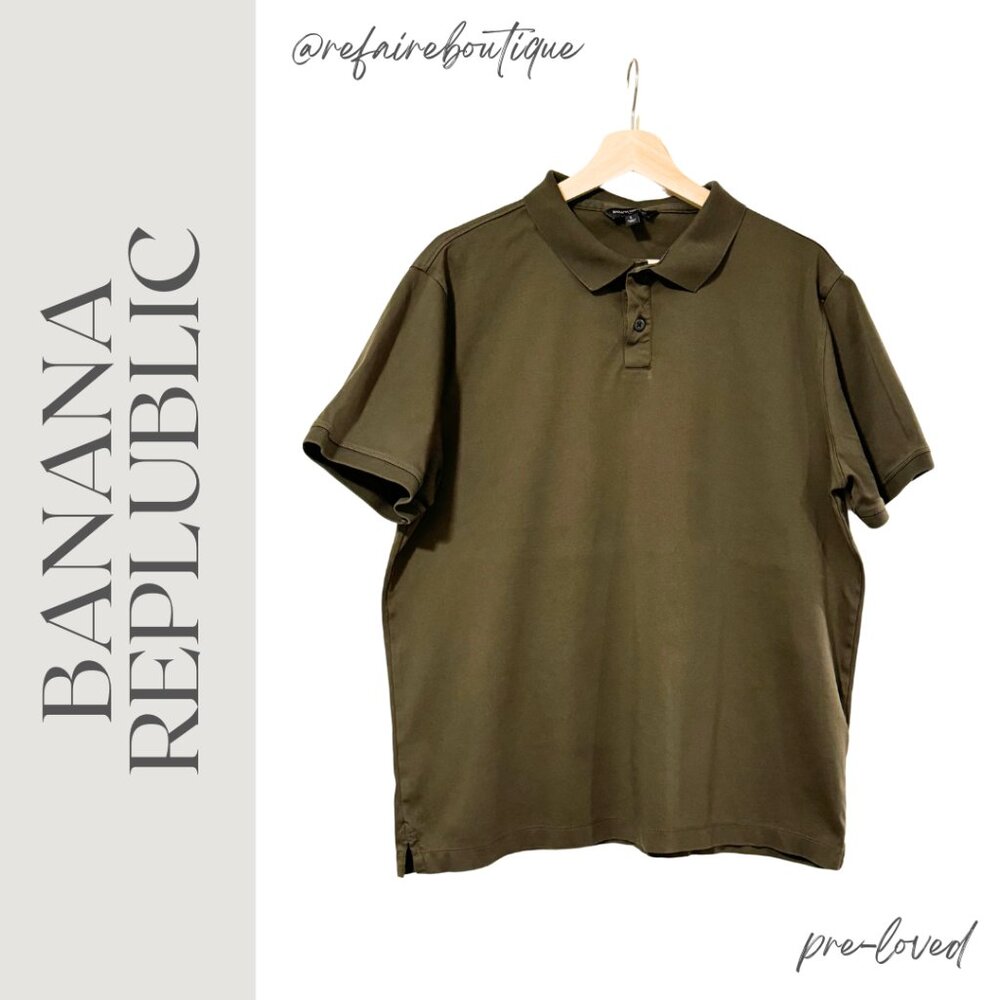 Banana Republic Mens Cotton Polo
